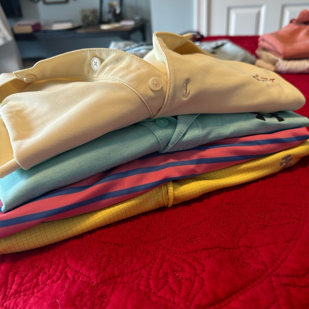 Colorful Golf Shirt Collection